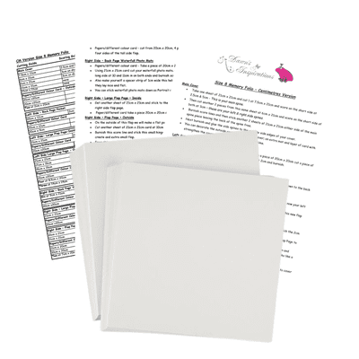 Pink Frog Crafts Size 8 Memory Folio Kit - Watercolour