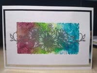 Pink Frog Crafts Sunflower Wishes A5 Clear Stamp Set