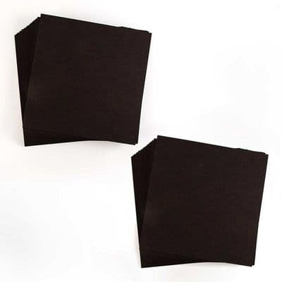 Pink Frog Crafts True Black Card 280gsm 25 12