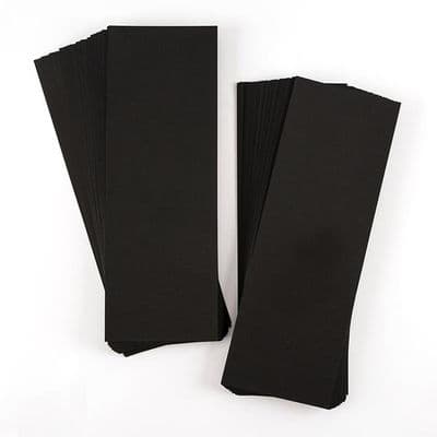 Pink Frog Crafts True Black Unscored Card 280gsm 10.5cm x 30cm
