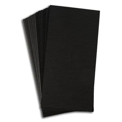 Pink Frog Crafts True Black Unscored Card 280gsm 13cm x 26cm