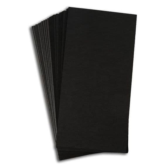 Pink Frog Crafts True Black Unscored Card 280gsm 13cm x 26cm