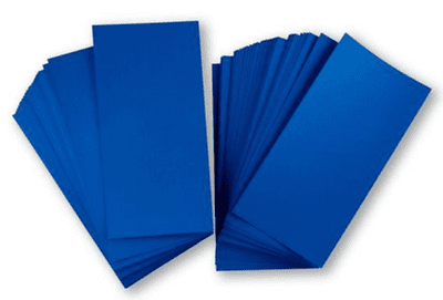 Pink Frog Crafts True Blue Unscored Card 290gsm 50 15cm x 30cm Sheets