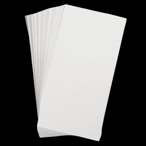 Pink Frog Crafts True Bright White Linen Unscored Card 300gsm 13cm x 26cm