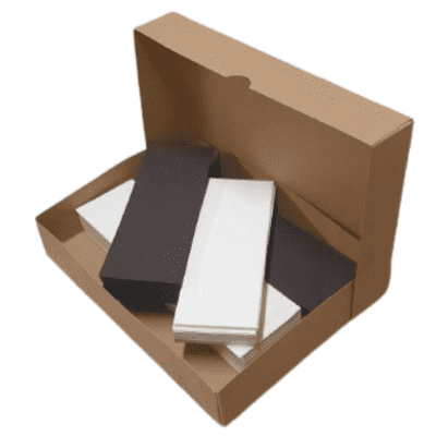 Pink Frog Crafts True Brown & Ivory Card Offcuts 290gsm 2kg Approx