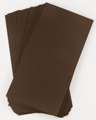 Pink Frog Crafts True Brown Unscored Card 290gsm 20cm x 40cm