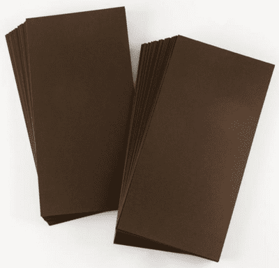 Pink Frog Crafts True Brown Unscored Card 290gsm 50 15cm x 30cm Sheets