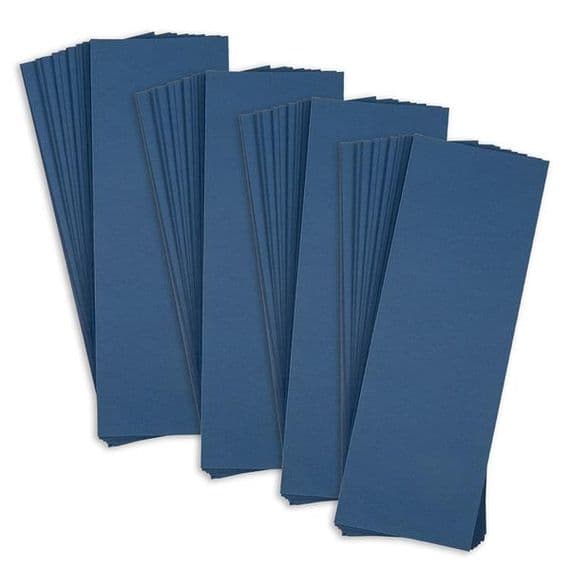 Pink Frog Crafts True Dark Blue Unscored Card 290gsm 10.5cm x 30cm - BOGOF
