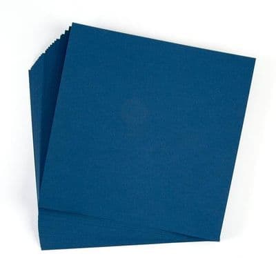 Pink Frog Crafts True Dark Blue Unscored Card 290gsm 20cm x 20cm