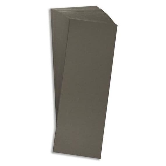Pink Frog Crafts True Dark Grey Unscored Card 290gsm 10.5cm x 30cm - BOGOF