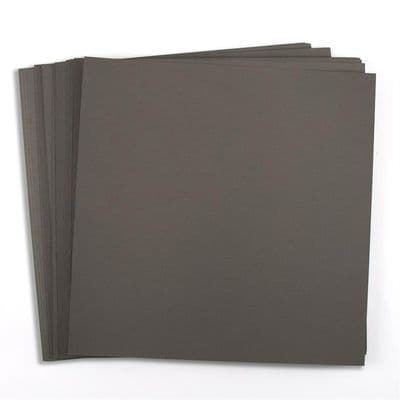 Pink Frog Crafts True Dark Grey Unscored Card 290gsm 20cm x 20cm
