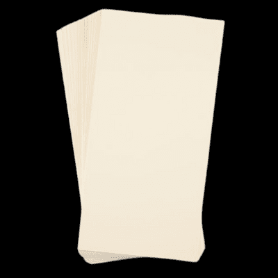 Pink Frog Crafts True Ivory Unscored Card 290gsm 13cm x 26cm