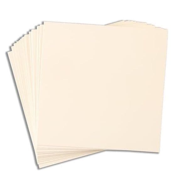 Pink Frog Crafts True Ivory Unscored Card 290gsm 20cm x 20cm