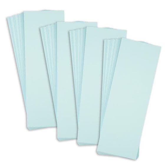 Pink Frog Crafts True Light Blue Unscored Card 290gsm 10.5cm x 30cm - BOGOF