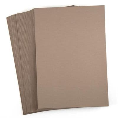 Pink Frog Crafts True Light Brown A4 Card 290gsm
