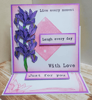 Pink Frog Crafts Typewriter Sentiments A5 Clear Stamp Set