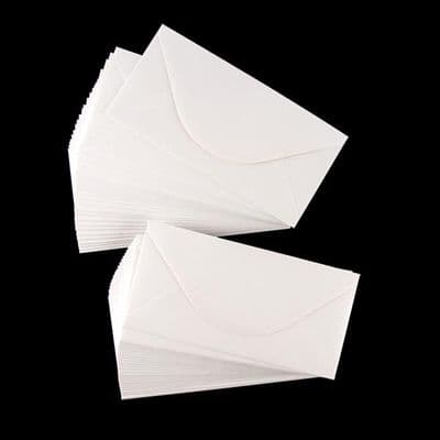 Pink Frog Crafts Wedding Ivory DL Envelopes 120gsm 25 Pack