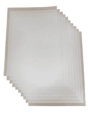 Pink Frog Crafts White Sparkle Vellum 95gsm 10 A4 Sheets