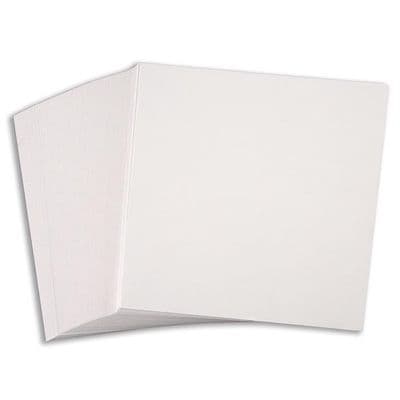 Pink Frog Crafts White Textured Leather Card 270gsm 100 20cm x 20cm Sheets