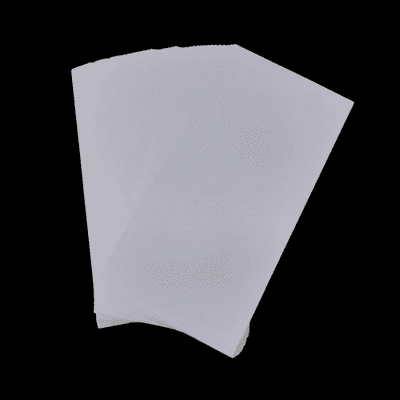 Pink Frog Crafts White Textured Leather Card 270gsm 50 15cm x 30cm Sheets