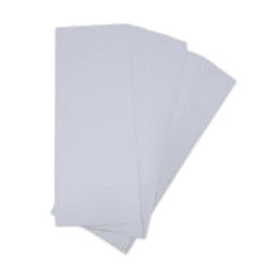 Pink Frog Crafts White Textured Leather Card 270gsm 50 15cm x 42cm Sheets