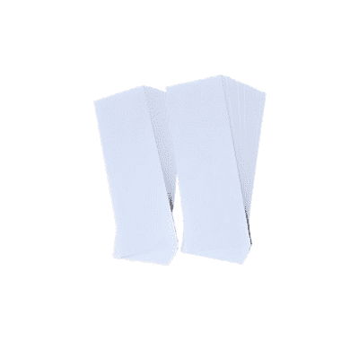 Pink Frog Crafts White Textured Leather Card 270gsm 80 10.5cm x 30cm Sheets