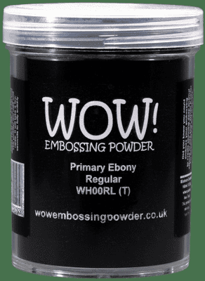 Primary Ebony Black Regular Wow Embossing Powder 160ml