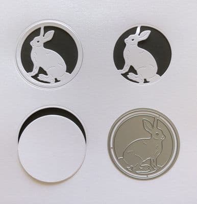 Rabbit - Cut In or Cut Out Dies By Britannia Dies