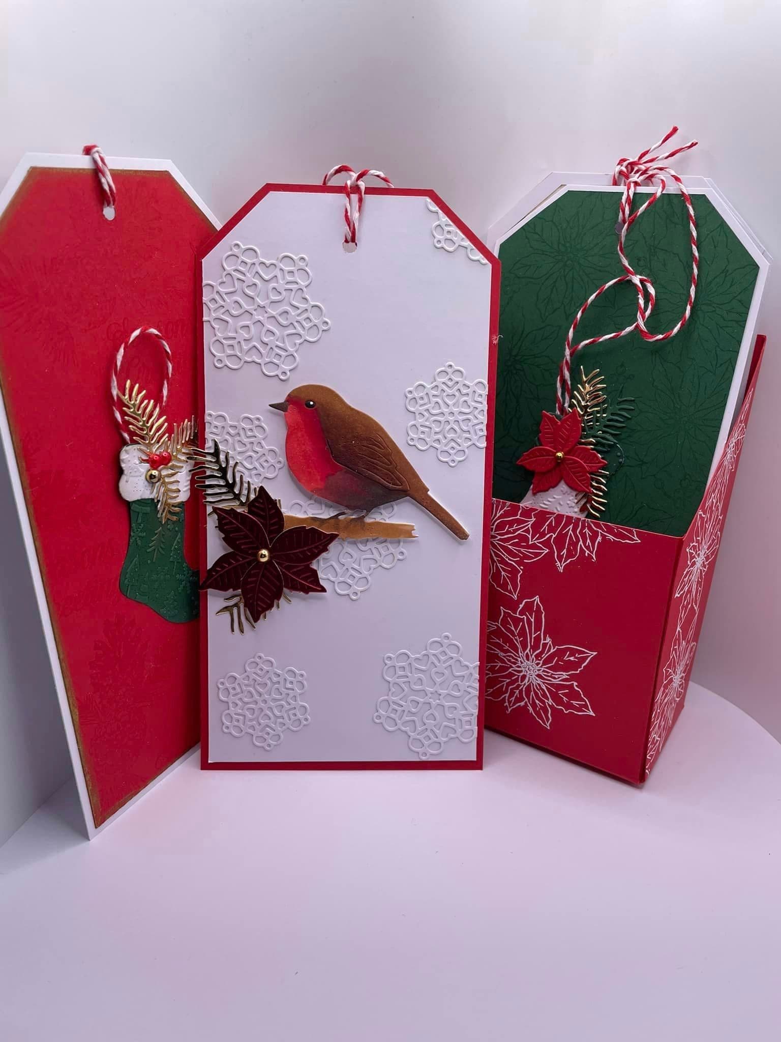 Christmas Robin Bird Metal Cutting Die Kit - For Card Making & Scrapbooking (C8)