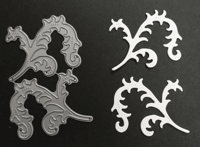 Small Fern Flourish Die By Britannia Dies