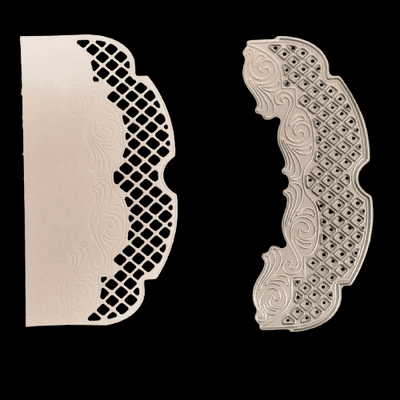 Small Lattice Edge Die By Britannia Dies