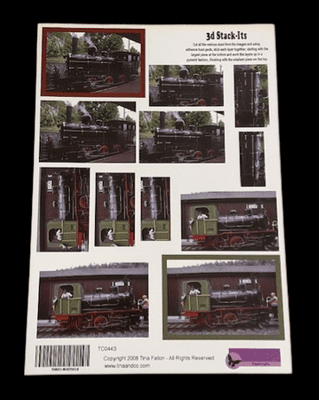 Steam Train 3D Stackers By Tina and Co - BOGOF