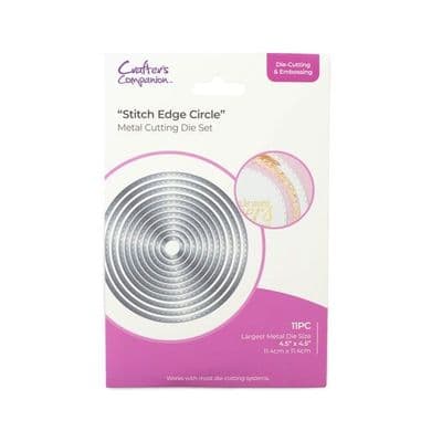Stitch Edge Circle - Die Cutting  & Embossing Die By Crafter's Companion