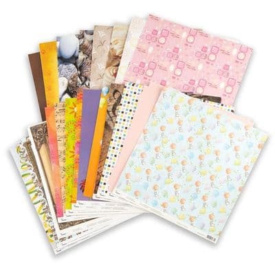 Studio Light Mixed Design Scrapbooking Papers 50 12