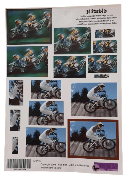 Trail bikes 3D Stackers By Tina and Co - BOGOF