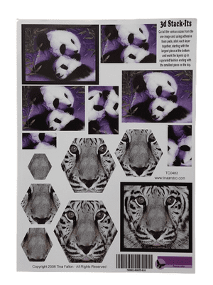 Wild Animals 3D Stackers By Tina and Co - BOGOF
