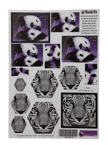 Wild Animals 3D Stackers By Tina and Co - BOGOF