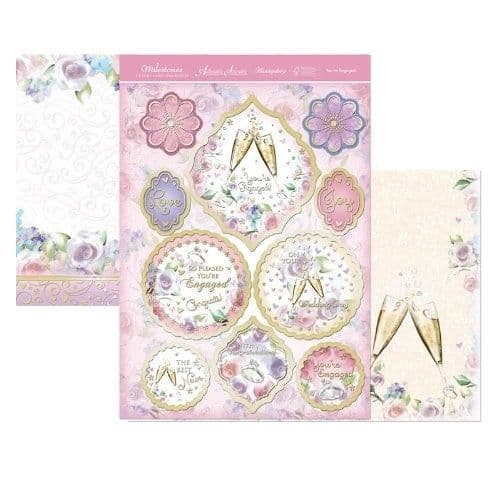 You're Engaged - Milestones Luxury Topper Set By Hunkydory