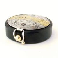 One of a kind Decision  maker, Roman coin in  African Blackwood box with a unique Keum boo lid