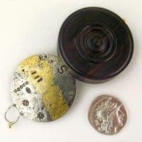 One of a kind Decision  maker, Roman coin in  African Blackwood box with a unique Keum boo lid