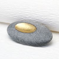Pebble brooch 'Hepworth'