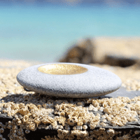 Pebble brooch 'Hepworth'