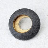 Pebble brooch 'Round'