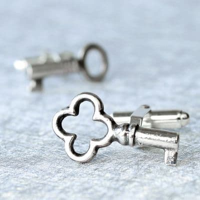 Sterling silver Key cufflinks