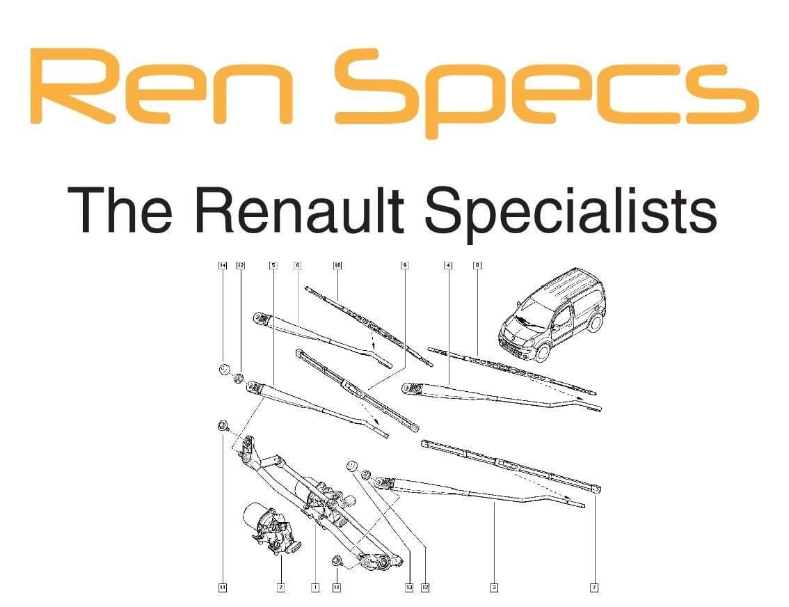Brand New Genuine Renault Kangoo II Front Wiper Motor and Linkage