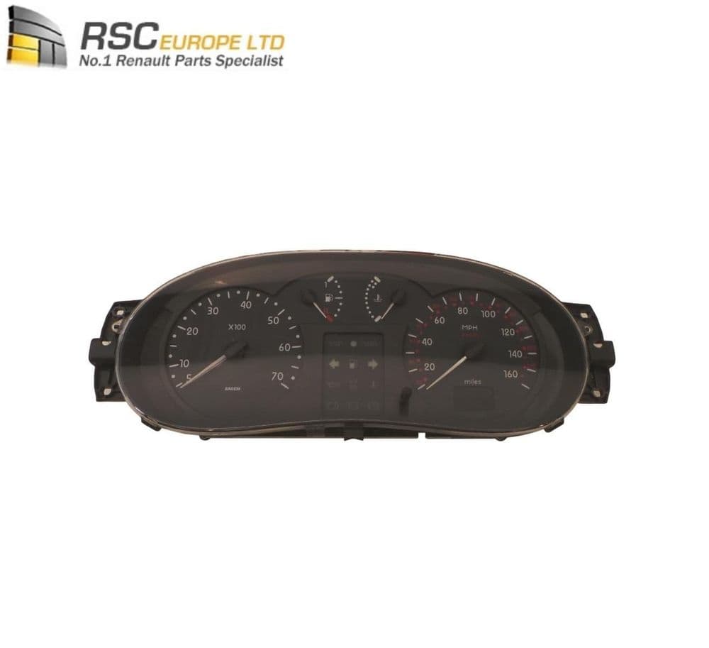 RENAULT CLIO II 1 6 16v SPEEDOMETER / CLOCK SET 8200054424