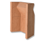 Clay 12" Solid Milner Fireback