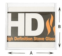 Horizon 5 Wide Stove Glass
