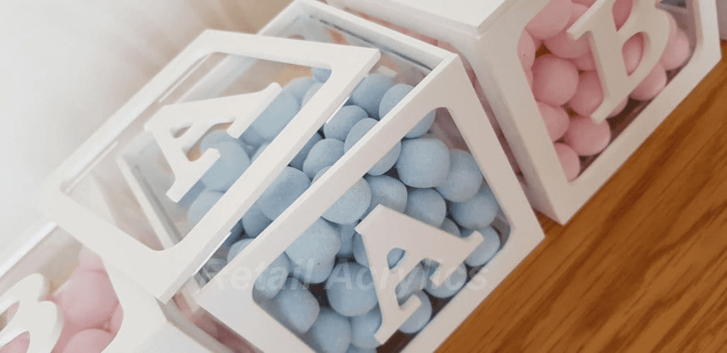Maximise Retail Impact with Acrylic BABY Blocks