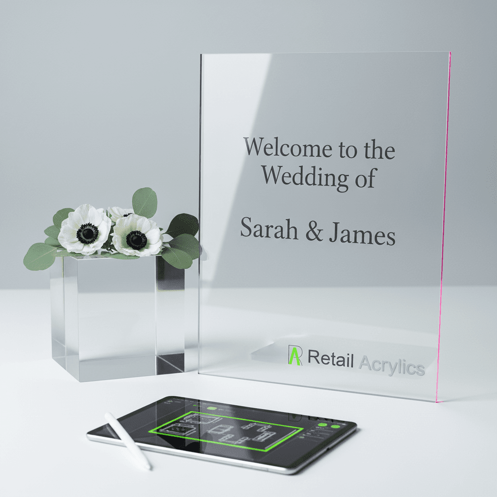 Wedding Display Planning Timeline: When to Order Custom Acrylic Elements